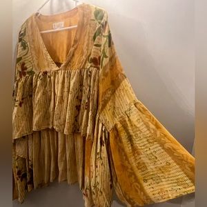 💙 Kantha Bae Crop Duster - Free Size 💙